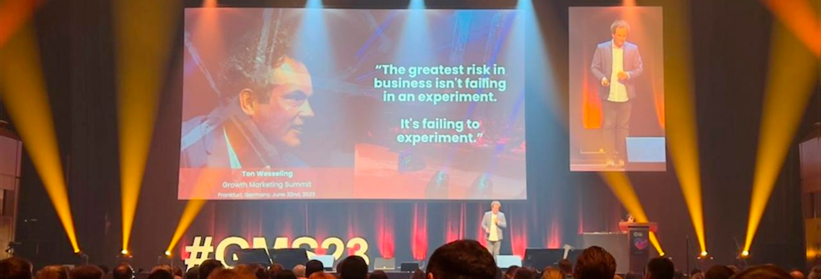 Ton Wesseling at Growth Marketing Summit 2023